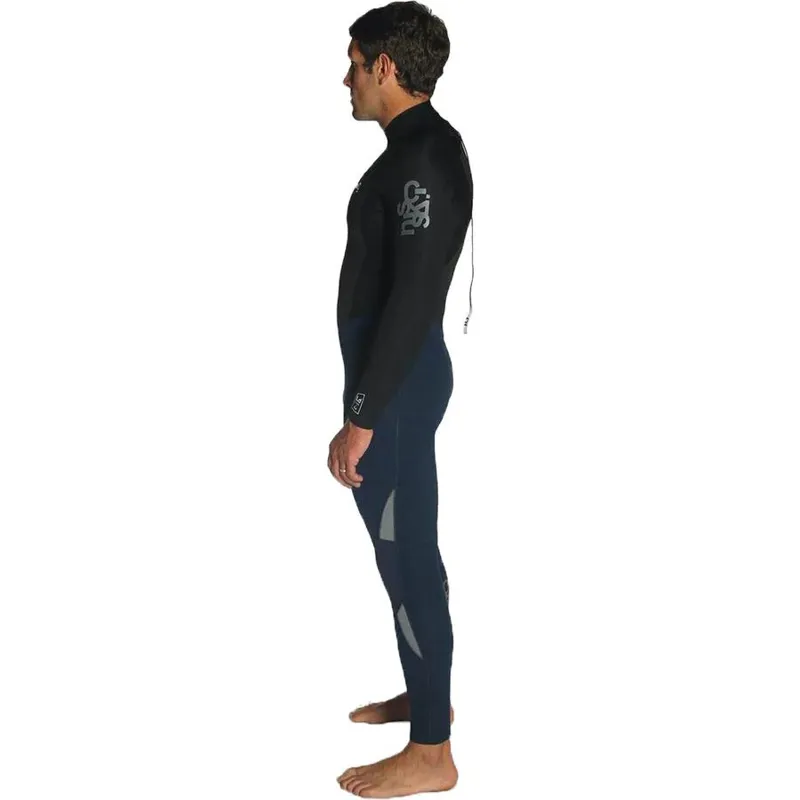 C-Skins Legend 5:4:3 Men's Back Zip Wetsuit Blue/Black-3